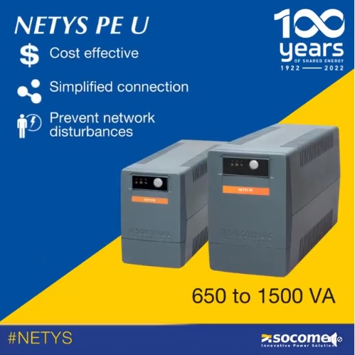 socomec  - cost effective simplified connection, prevent network disturbances